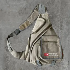 Stylish 2000s Diesel Utility Sling Bag