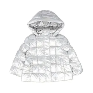 ADD SILVER QUILTED PUFFER COAT [Final Sale]