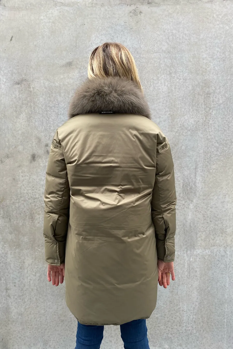 Charlie Down Coat Olive Green