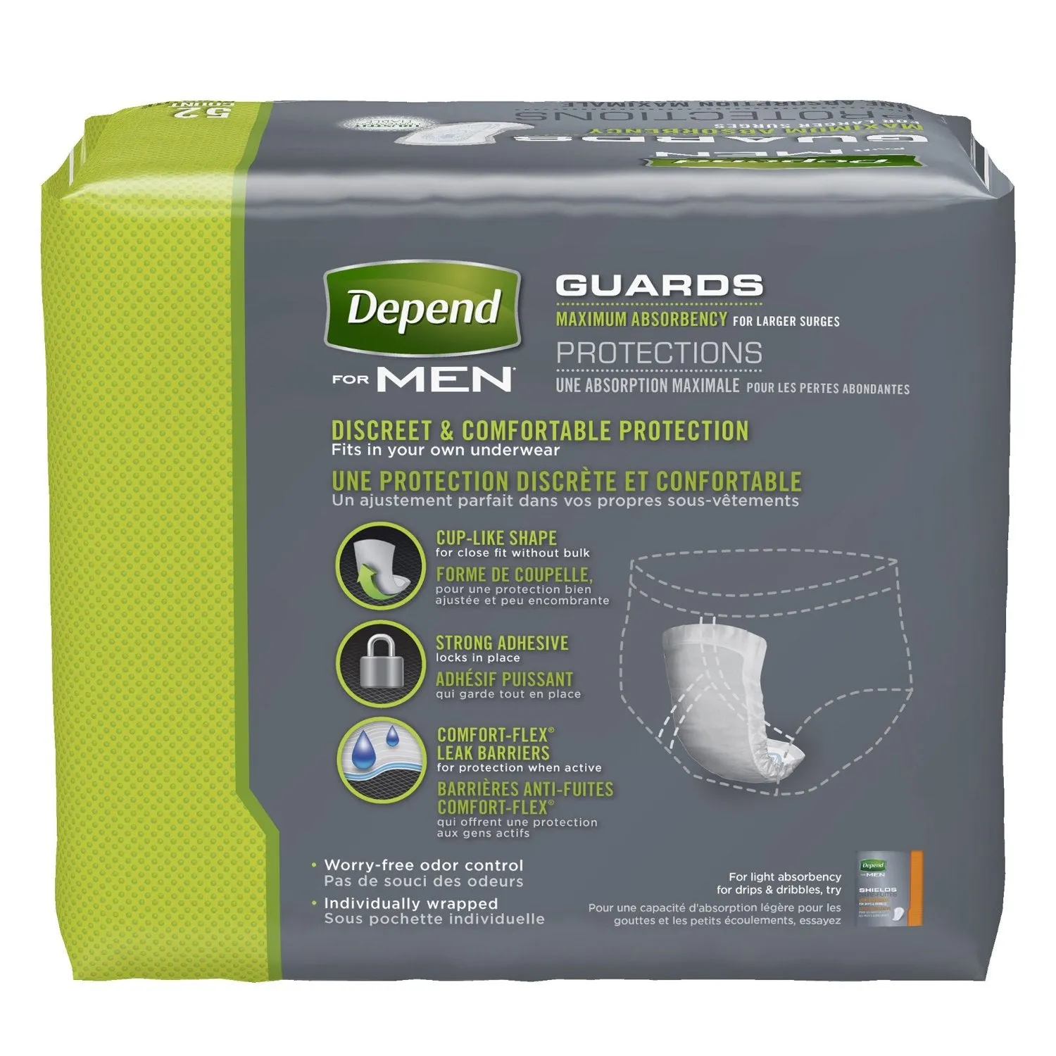 Depend Guards for Men Maximum Absorbency