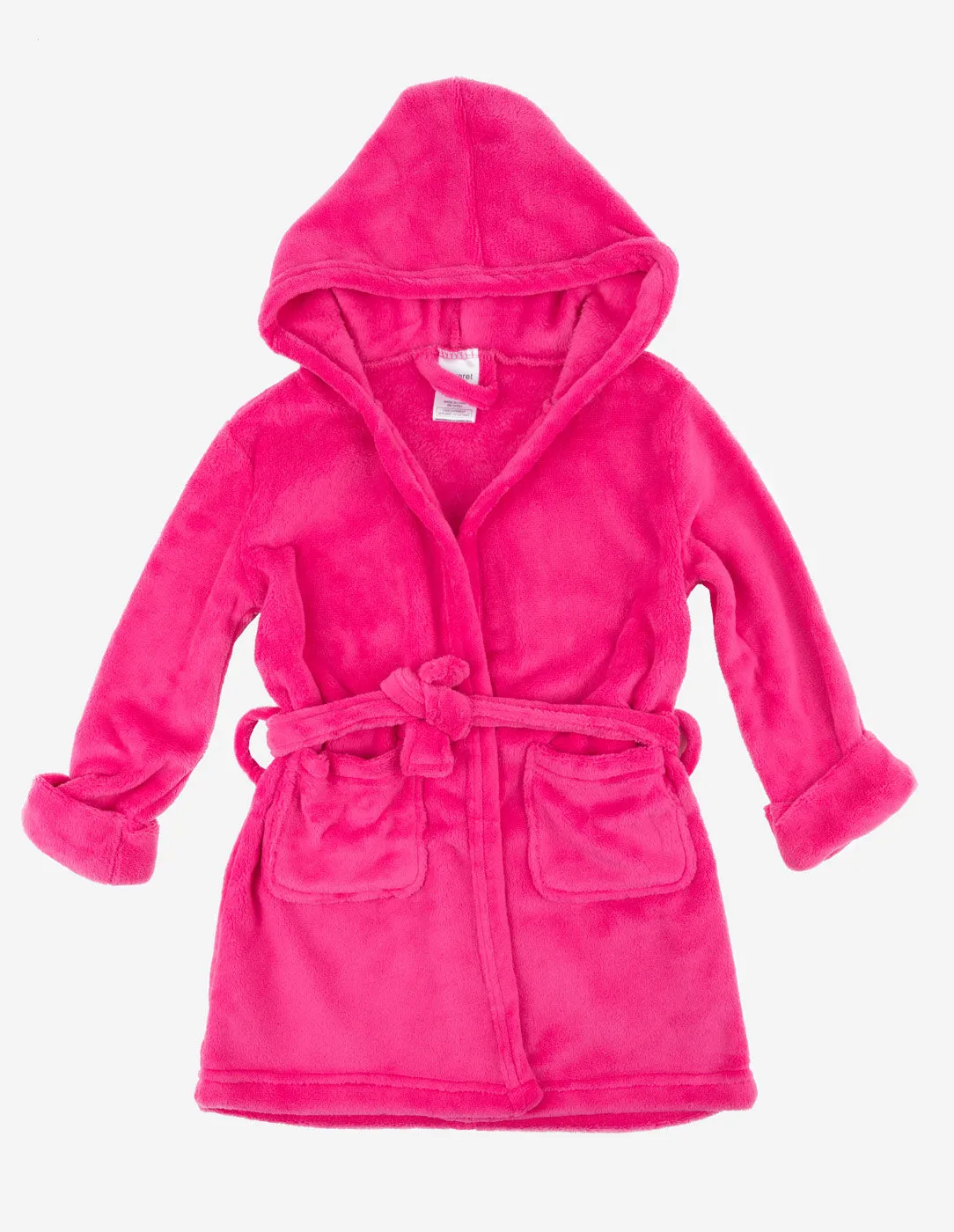 Fleece Classic Color Hooded Robes
