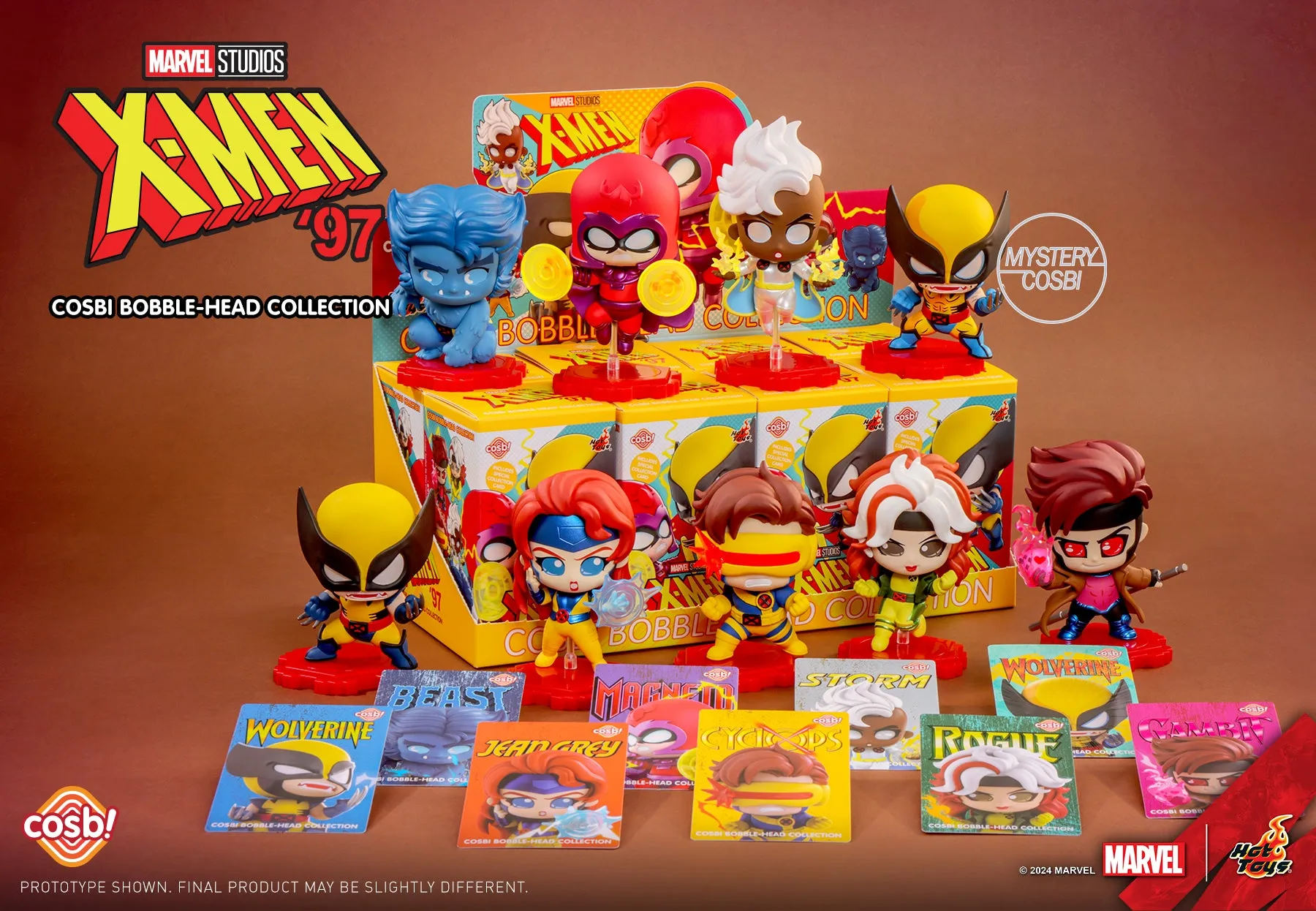 Hot Toys - CBX187 - X-Men '97 - X-Men '97 Cosbi Bobble-Head Collection (Box of 8)