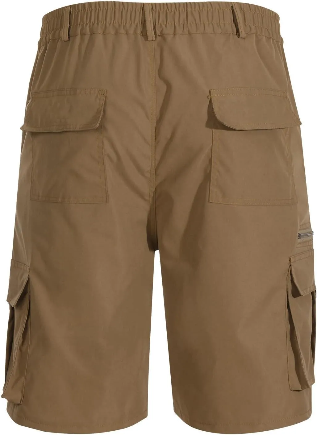 Mens Cargo Shorts Athletic Hiking High Waisted Shorts Summer Casual Knee Length Short Pants Tactical Pant with Pocket