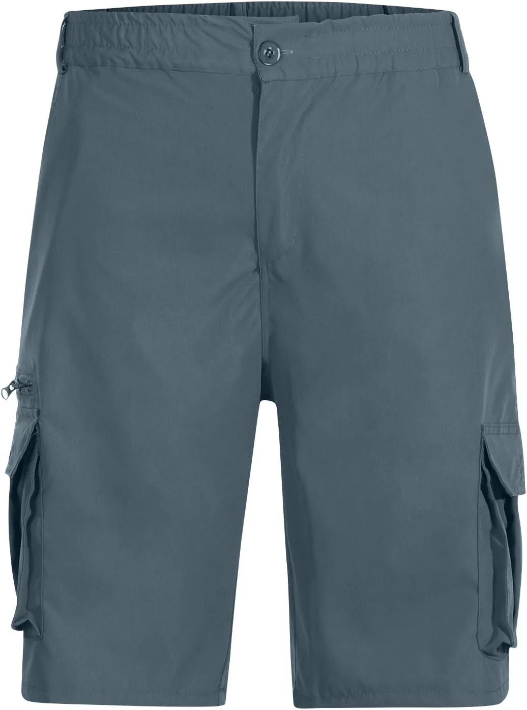 Mens Cargo Shorts Athletic Hiking High Waisted Shorts Summer Casual Knee Length Short Pants Tactical Pant with Pocket