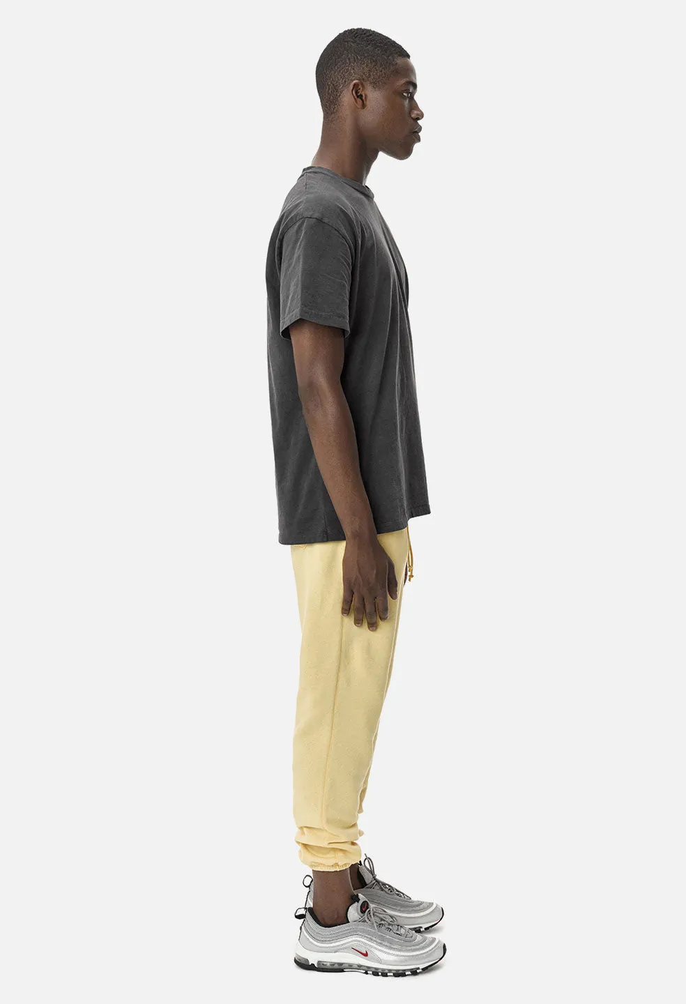 Vintage Fleece Sweatpants / Yellow