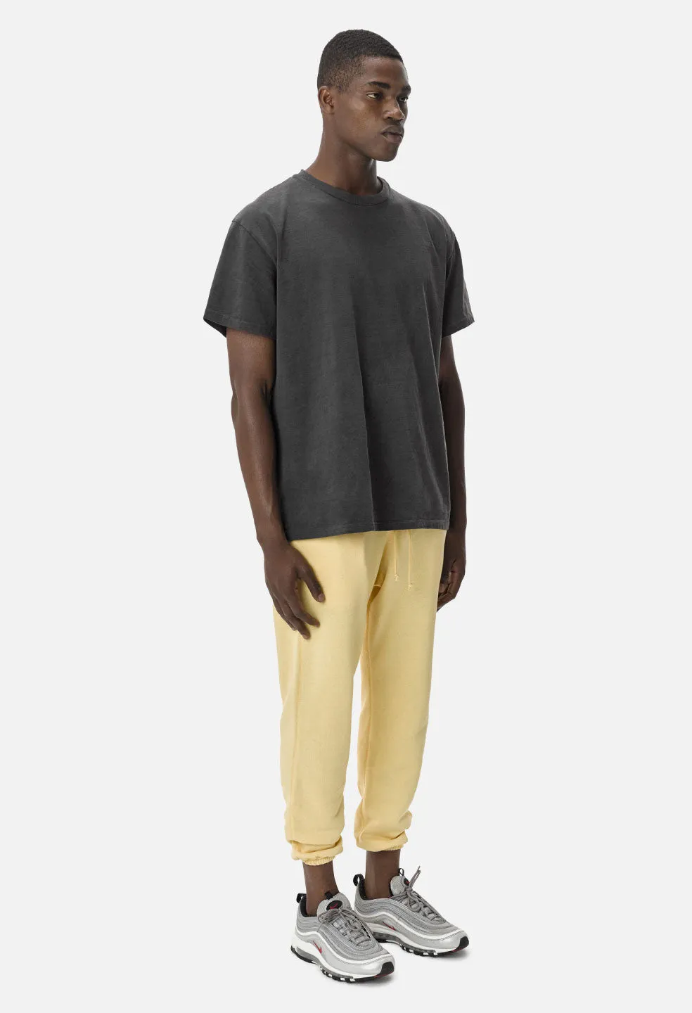 Vintage Fleece Sweatpants / Yellow