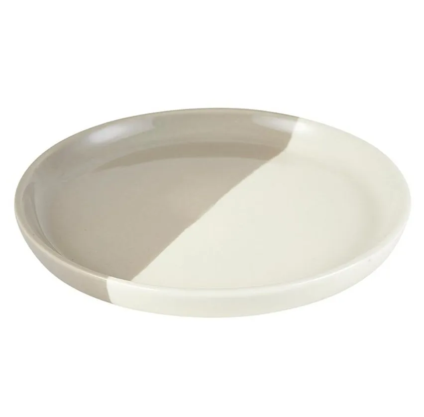 Warm Grey Dip Plate